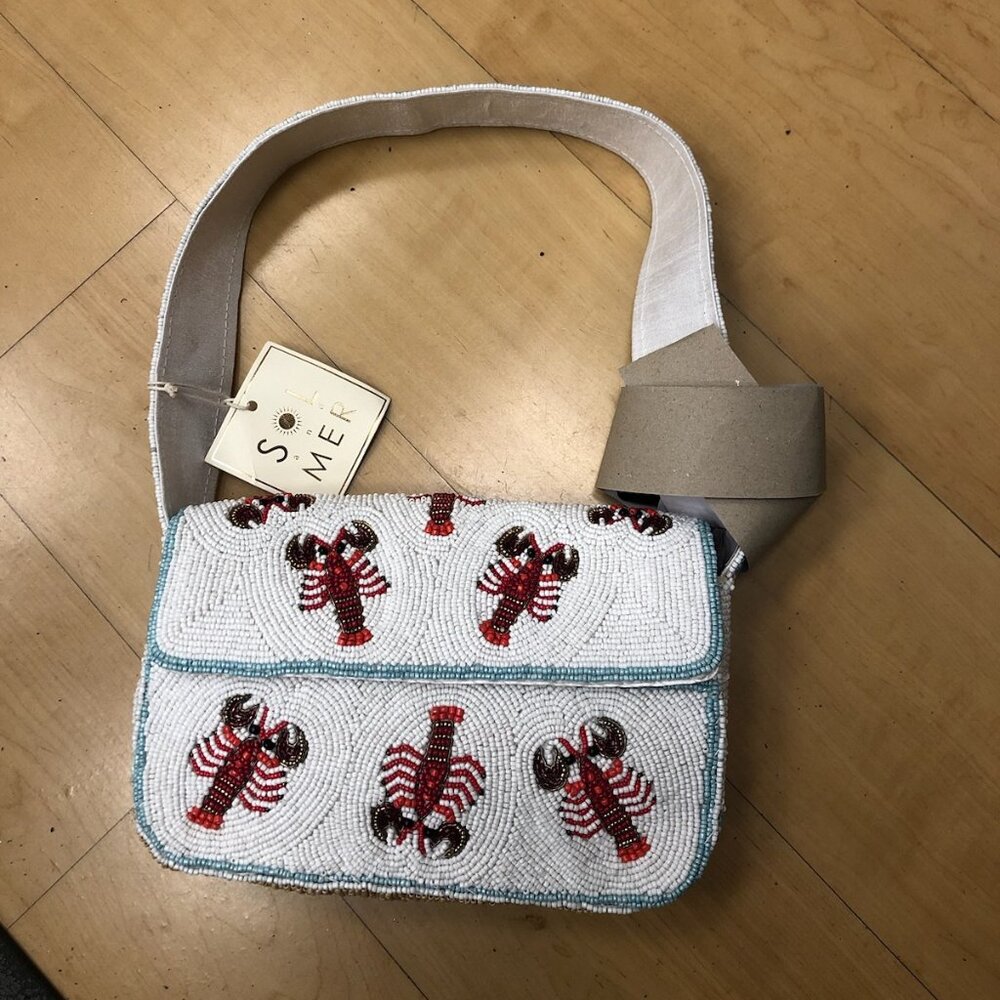 Viral Lobster beaded Bag